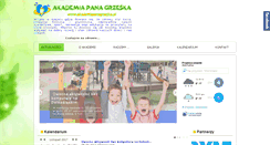 Desktop Screenshot of akademiapanagrzeska.pl