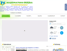 Tablet Screenshot of akademiapanagrzeska.pl